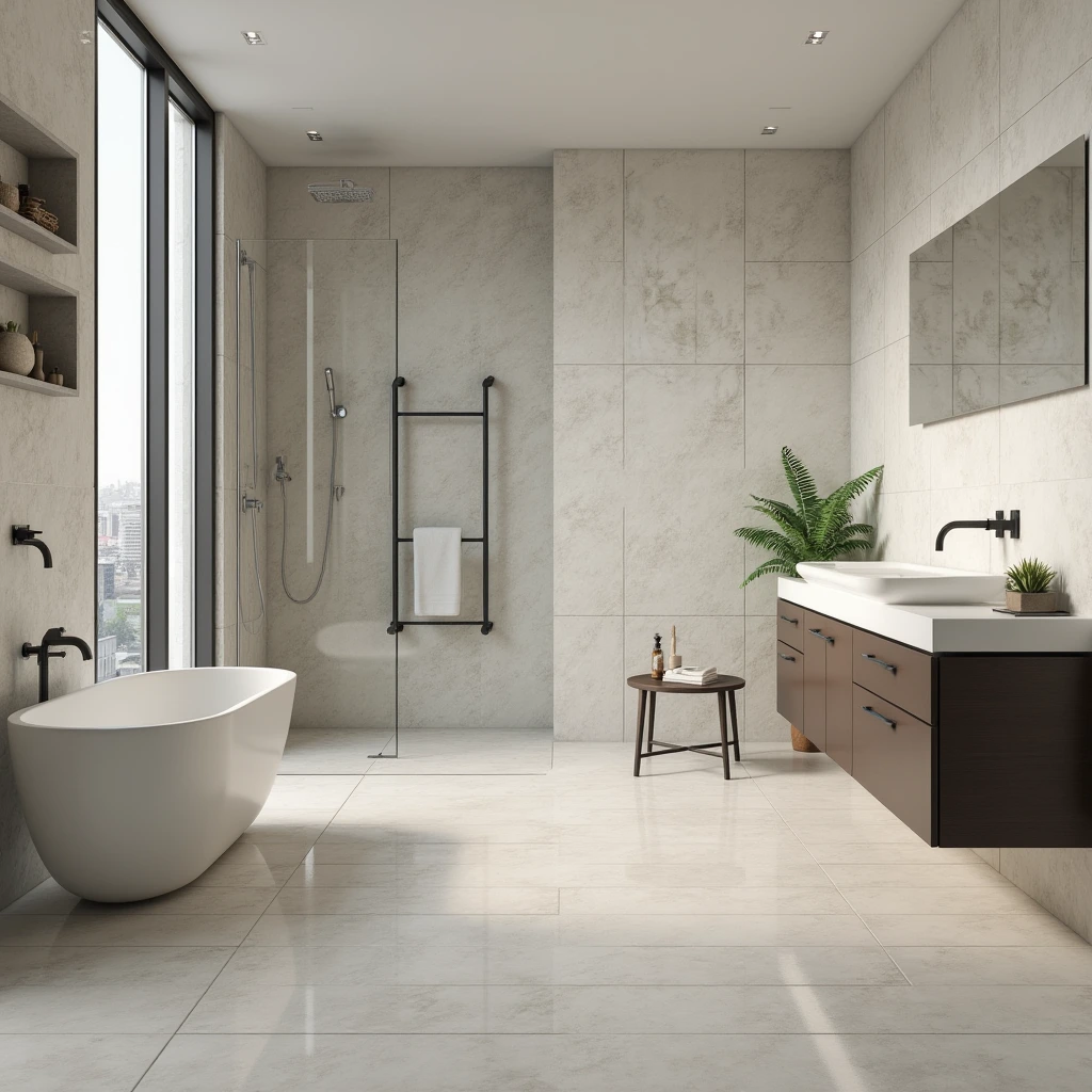 using bathroom wall tiles as floor tiles