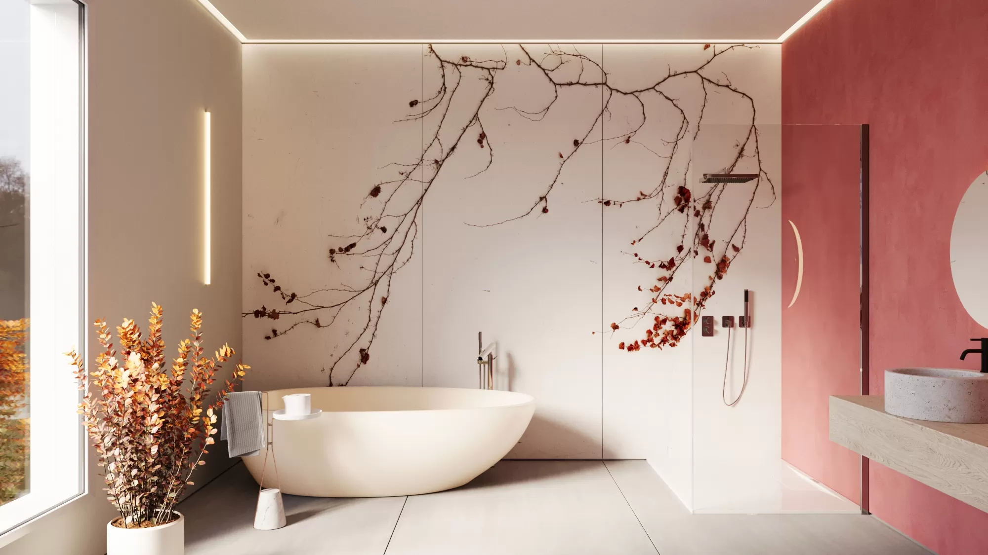 using decorative tiles on shower walls